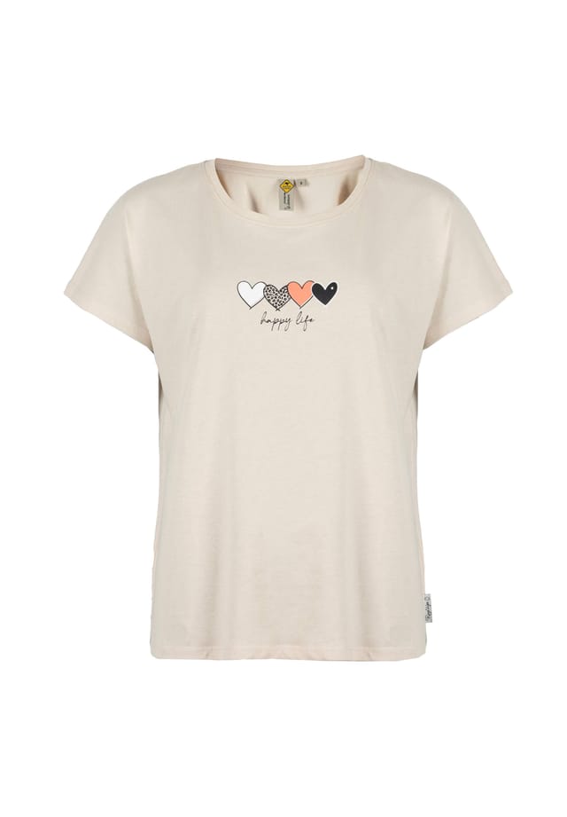 

Футболка с принтом в виде сердца как стильная деталь на любой случай Roadsign Australia, бежевый