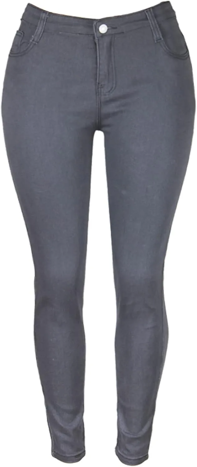 

Женские джинсы скинни на высокой талии с эффектом подтяжки ZAKAY