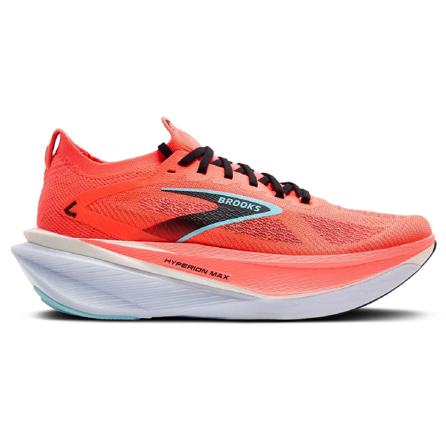 

Беговые дорожные кроссовки Hyperion Max 3 мужские Brooks, Fiery Coral/Black/Atomizer