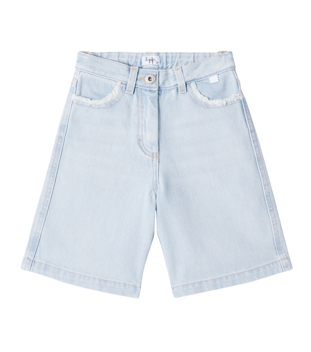 

Джинсовые бермуды Il Gufo, Blue Bleached