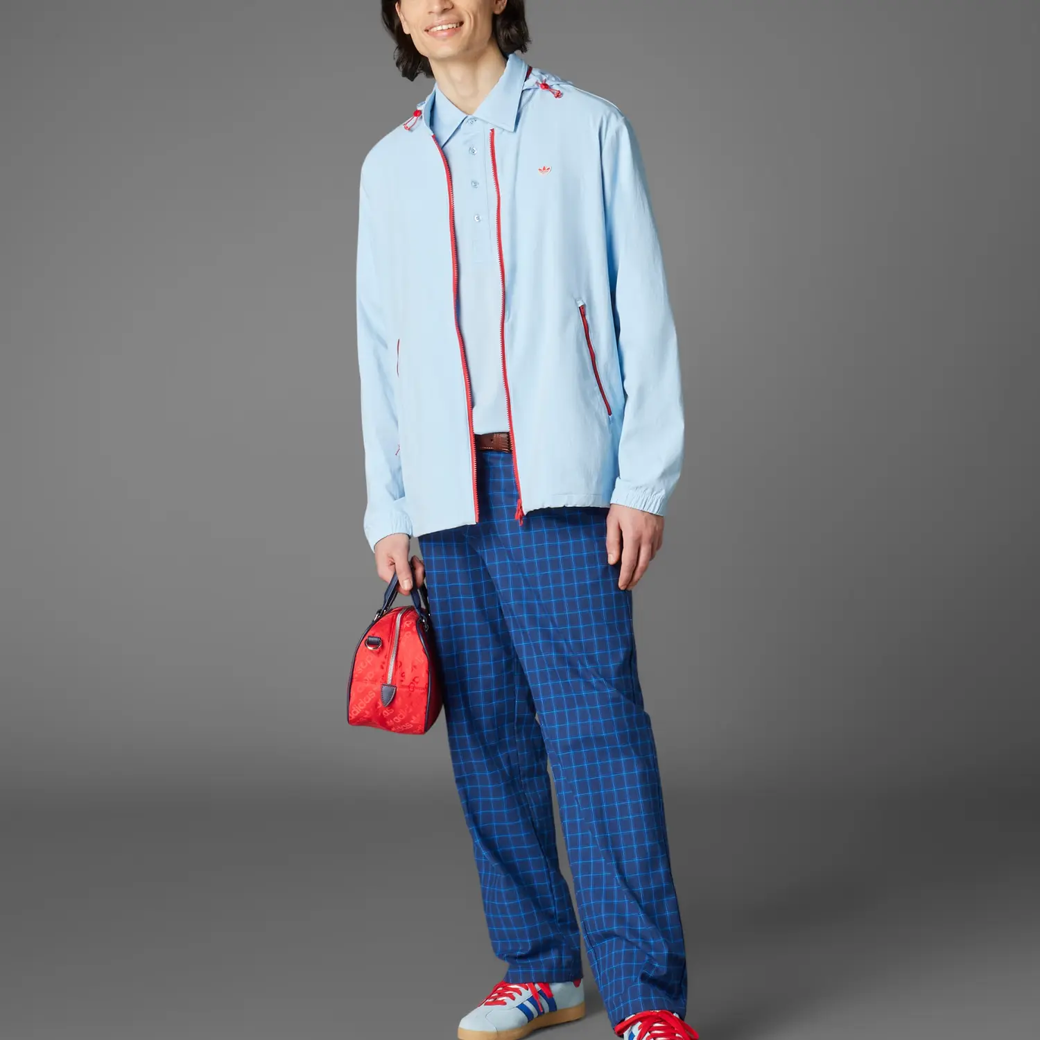 Куртка-трансформер с капюшоном Adidas Originals, Clear Sky — фото 3