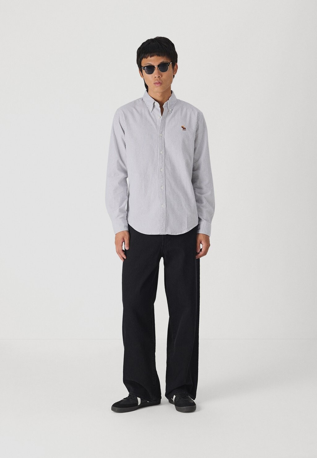 

Рубашка ICON OXFORD Abercrombie & Fitch, белый