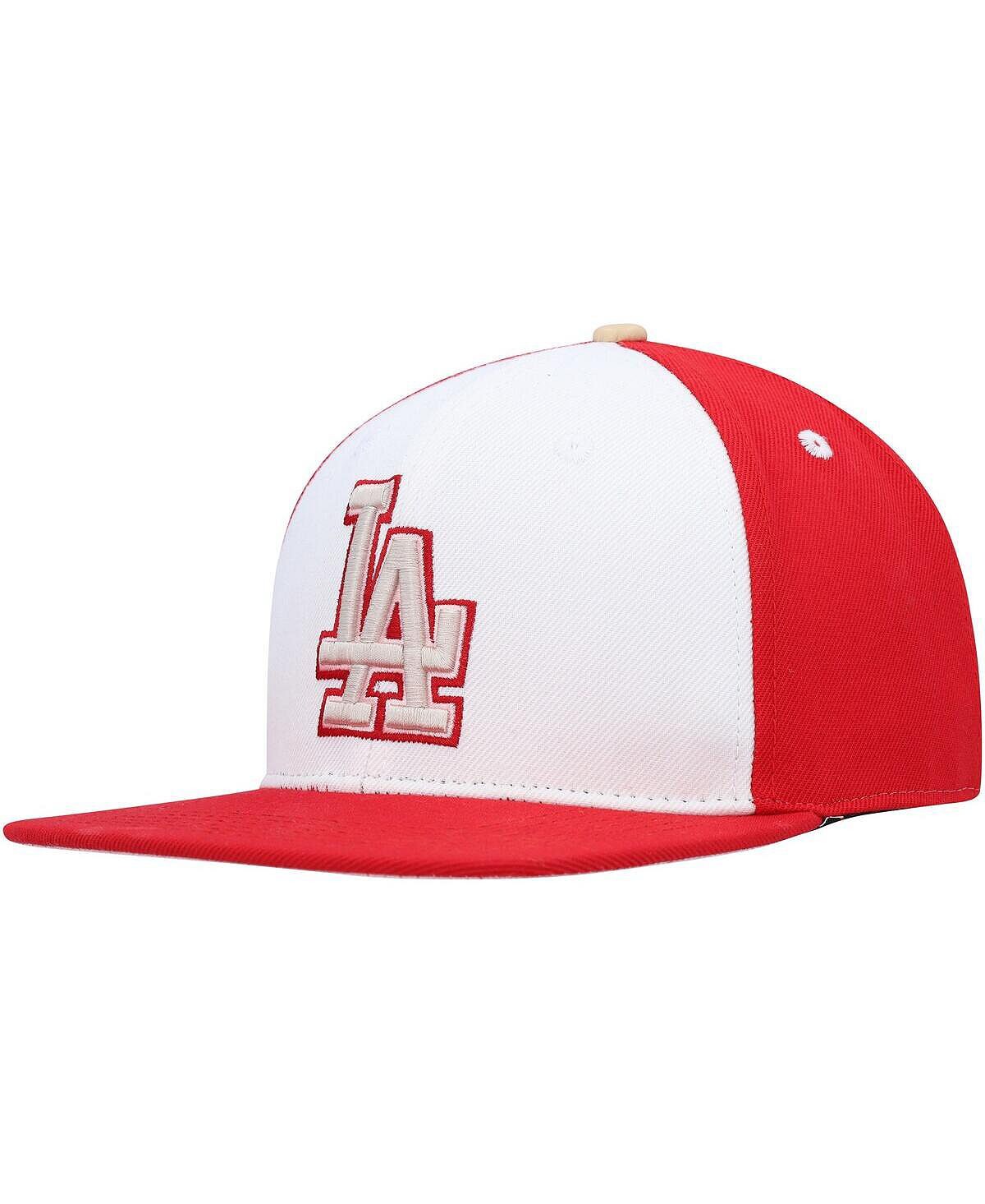 

Мужская бело-красная кепка Los Angeles Dodgers Strawberry Ice Cream Drip Snapback Pro Standard