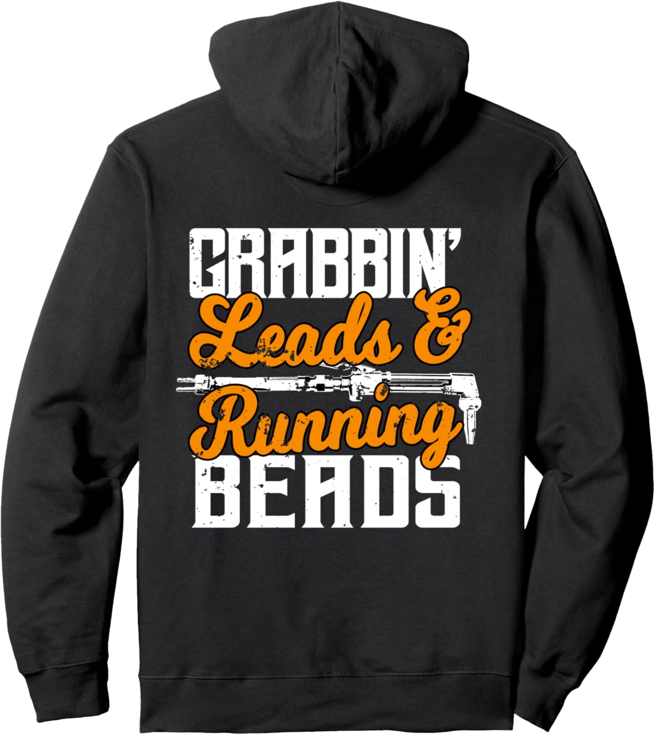 

Худи с дизайном Сварщик на спине Welder Gifts, черный