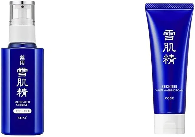 Сыворотка увлажняющая Sekkisei Emulsion Enrich & White Cream Wash, 140 мл