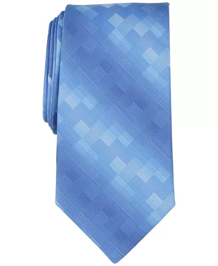 

Мужской затененный квадратный галстук Perry Ellis, синий