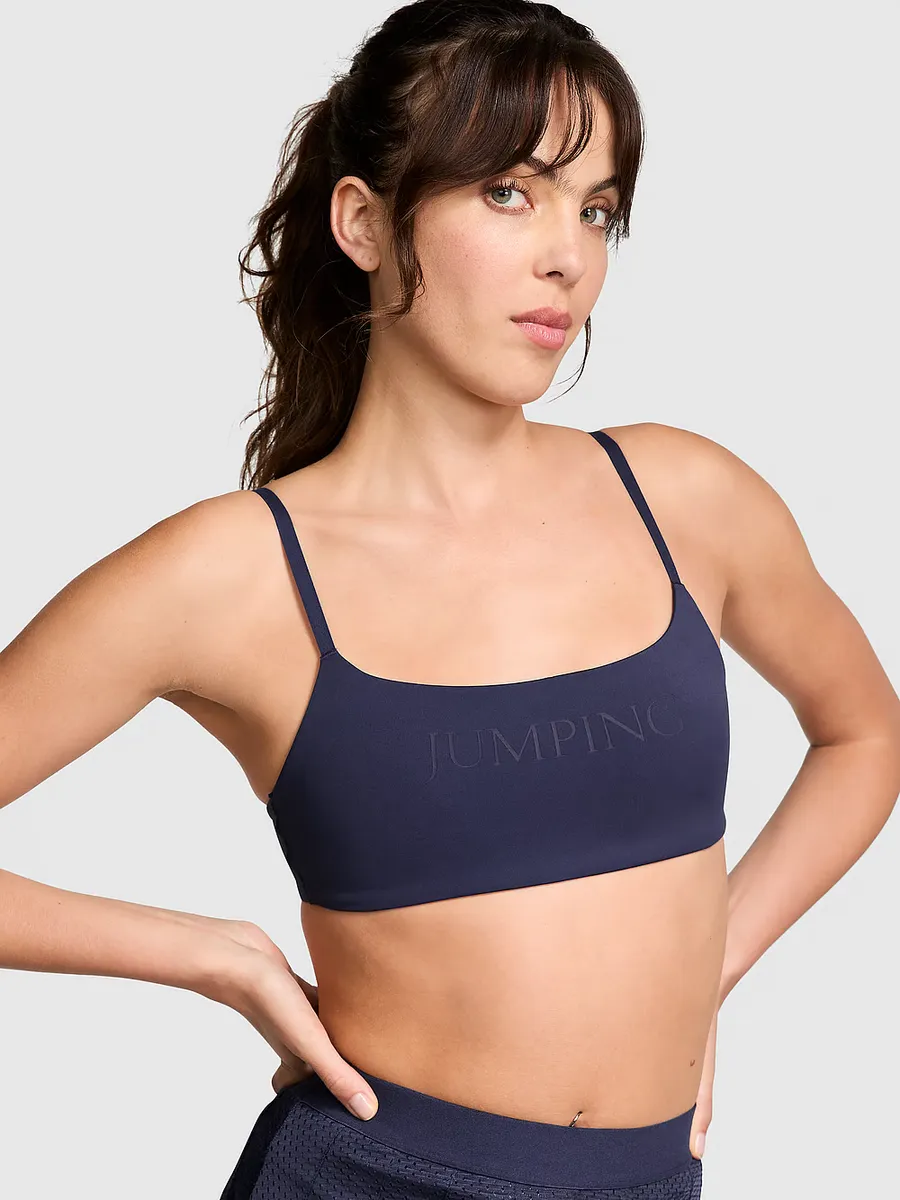 

Спортивный бюстгальтер Relay с квадратным вырезом Pink, цвет Midnight Navy
