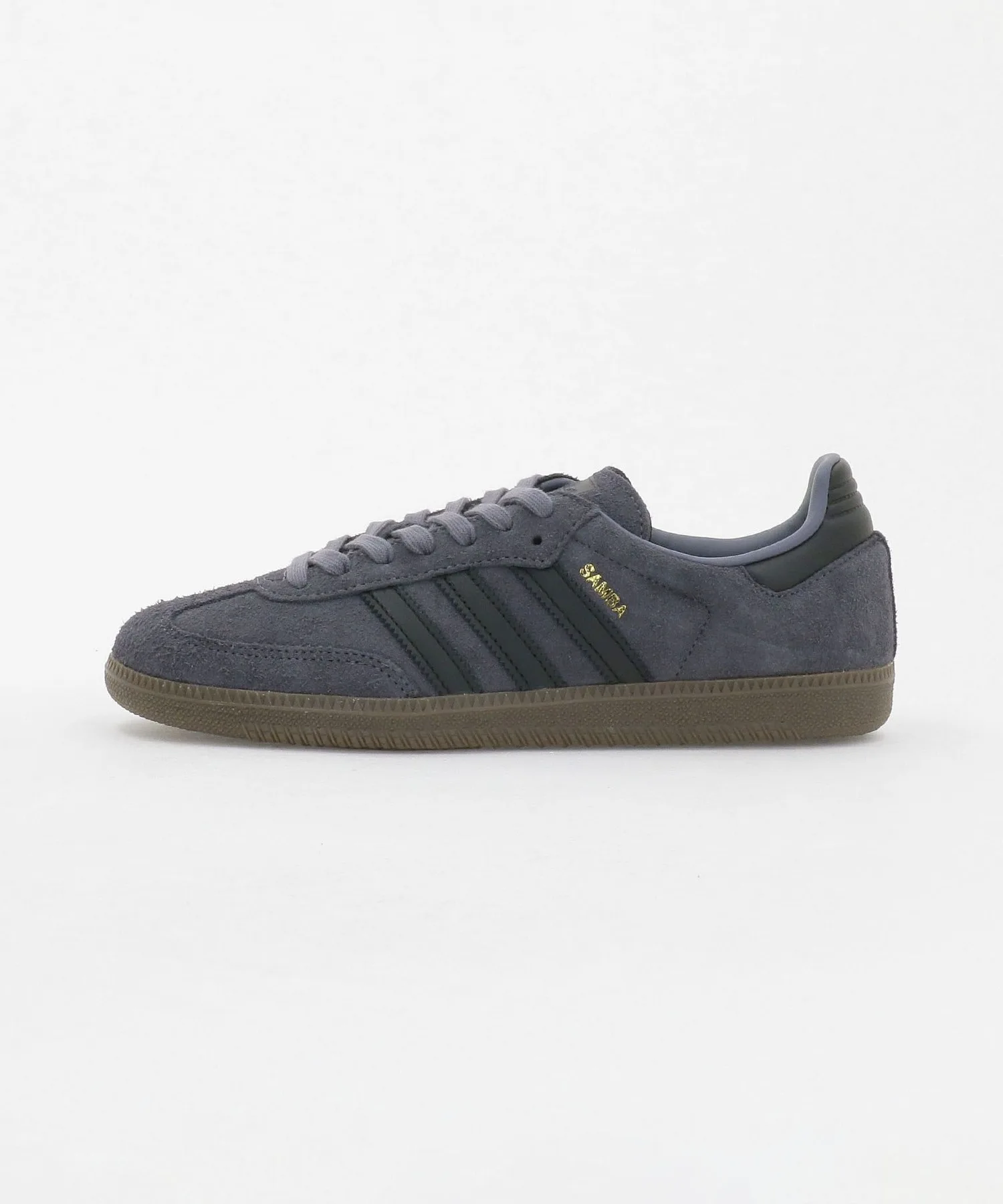 Мужские кроссовки из натуральной кожи SAMBA BL adidas Originals темно-синие