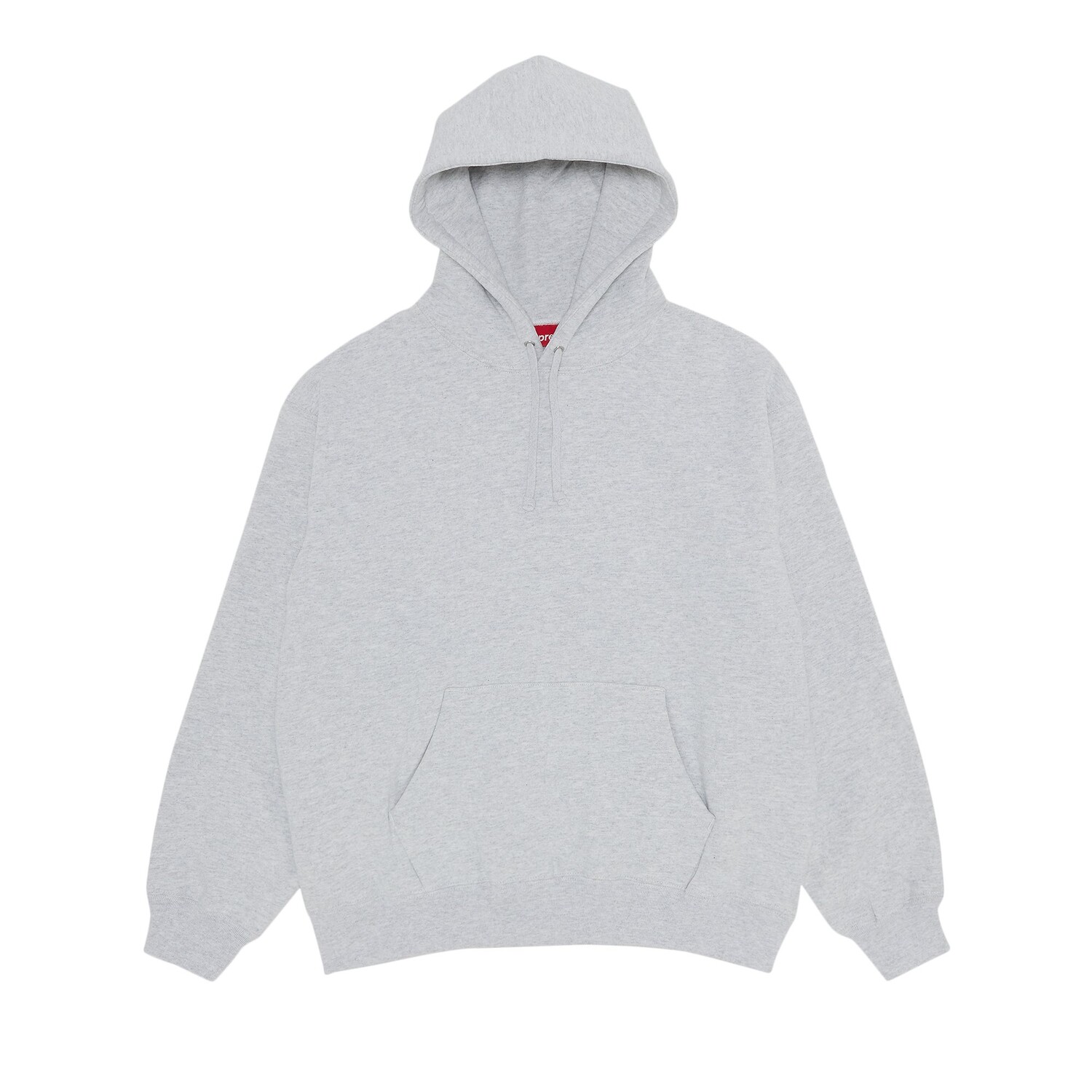 

Толстовка с капюшоном Supreme из атласной аппликации, Пепельно-серый