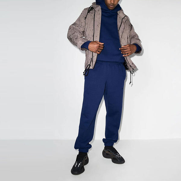 Спортивные штаны Men's adidas x Pharrell Williams Crossover Solid Color Minimalistic Bundle Feet Sports Pants/Trousers/Joggers Blue, мультиколор — фото 2