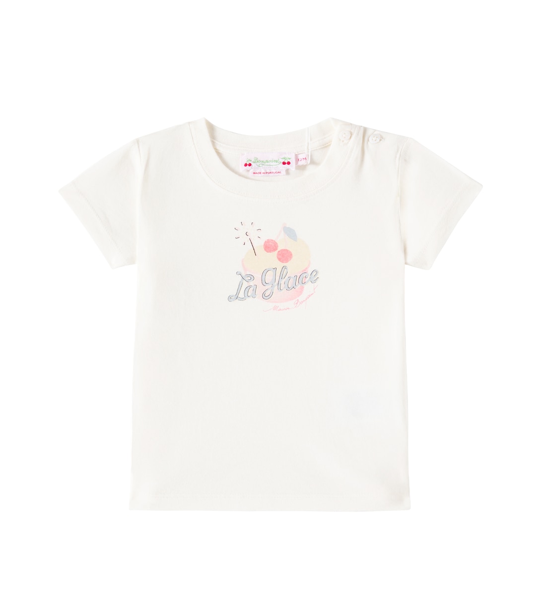 

Футболка из хлопкового джерси с принтом Бэби Дом Bonpoint, Upb Ivoire