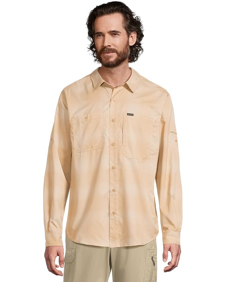 

Лонгслив Columbia Silver Ridge Utility Lite Plaid Long, цвет Canoe Large Blur Check