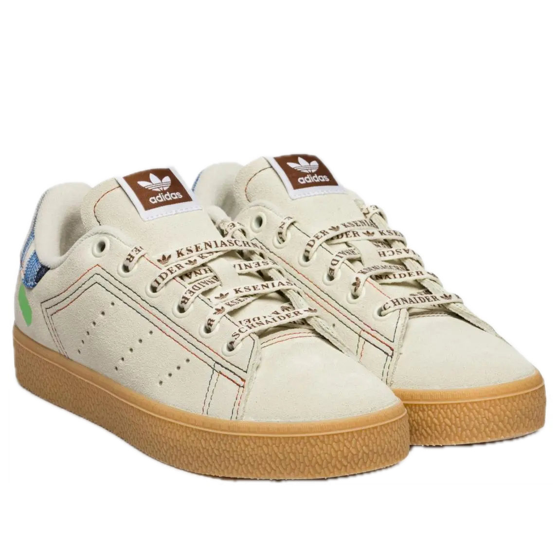 Кроссовки (WMNS) adidas x kseniaschnaider Stan Smith 'Ivory Bliss Pink Gum' — фото 3