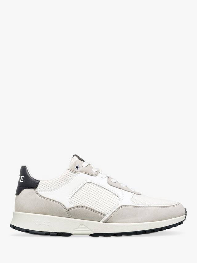 

Джошуа зашнуровал кроссовки CLAE, цвет Microchip White/Navy