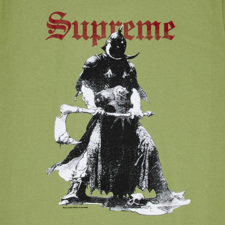 Футболка Supreme x Frank Frazetta Destruction Tee 'Moss' — фото 2