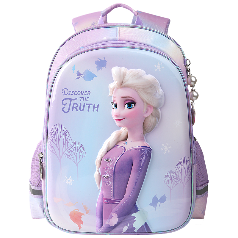 

Disney Детский рюкзак из полиэстера серии Frozen разноцветный, Snow White 3D Stereoscopic Purple