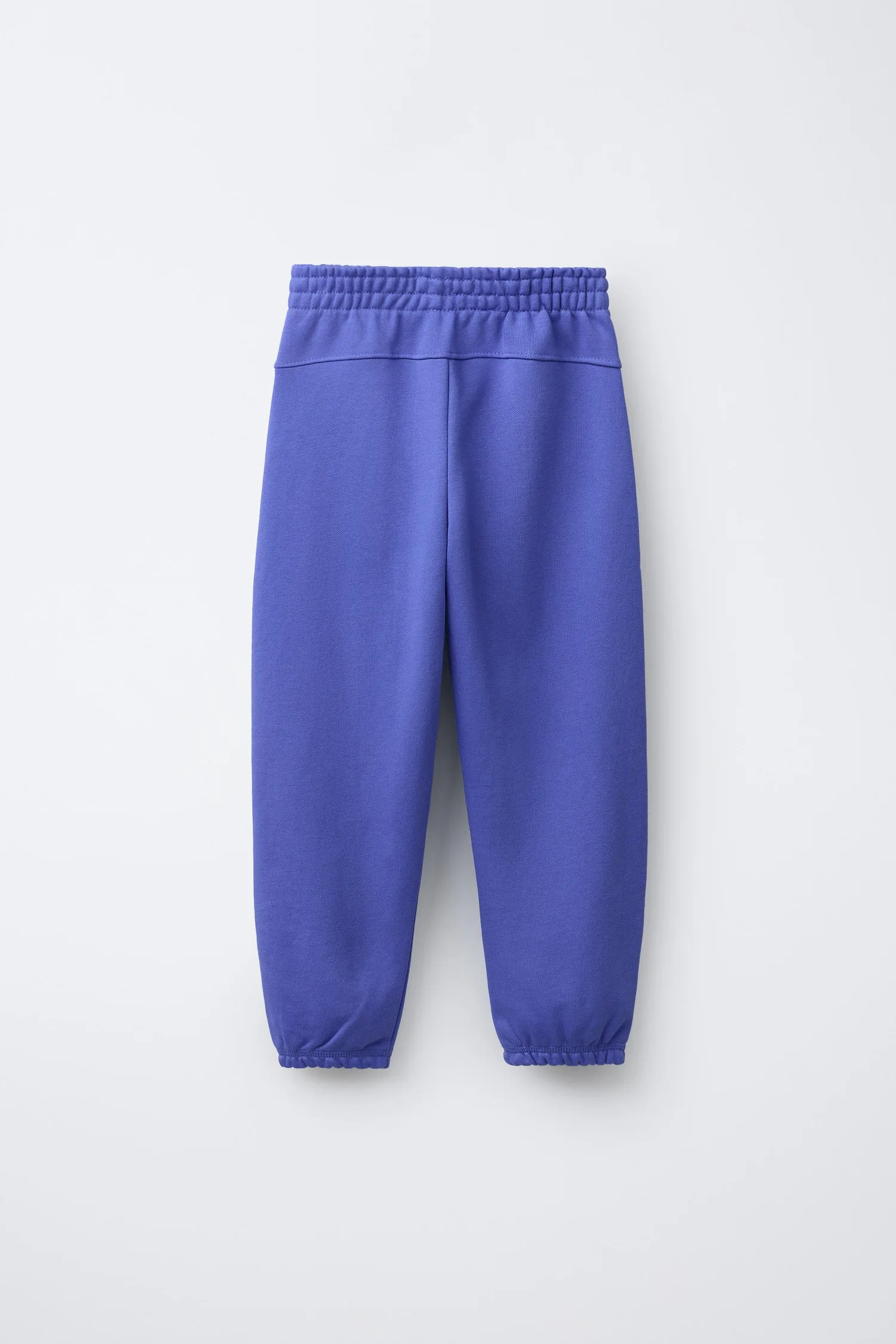 Спортивные штаны с текстовым принтом Zara, светло-голубой — фото 2