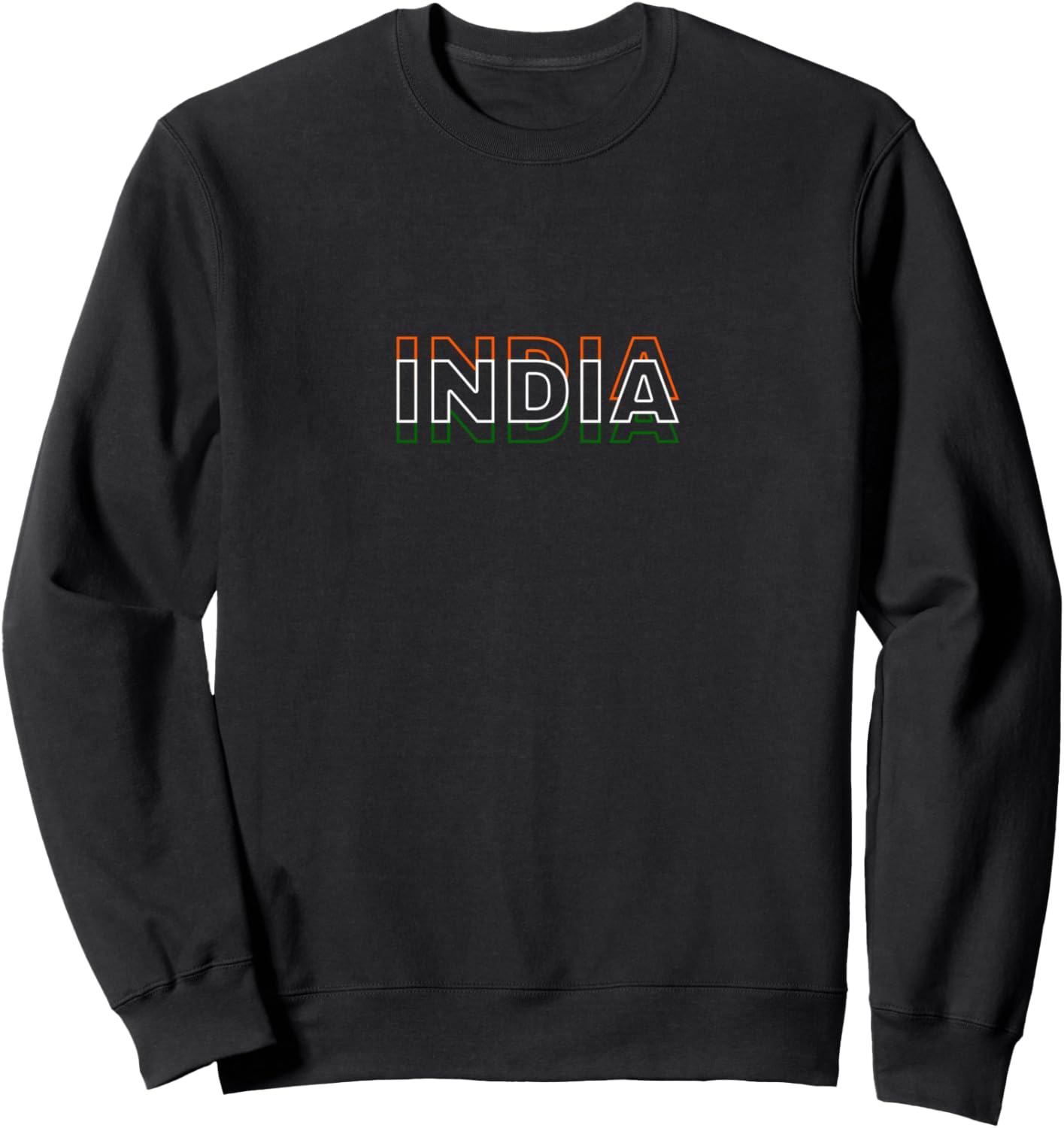 

Толстовка с флагом Индии India, черный