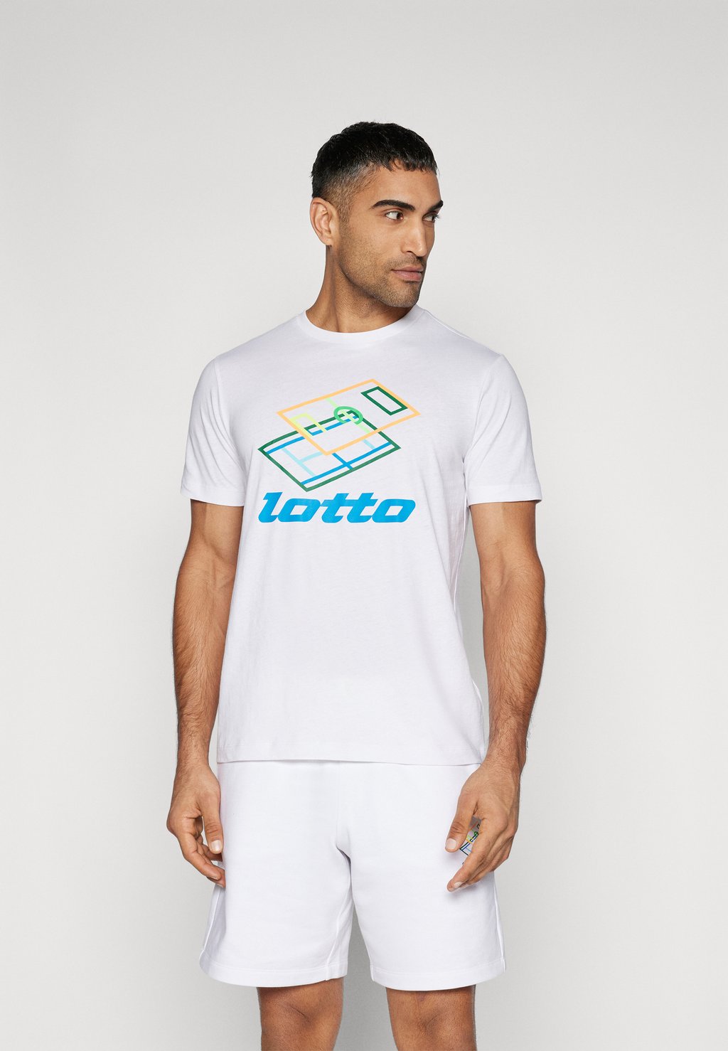 

Футболка с принтом TEE HERITAGE Lotto, белый