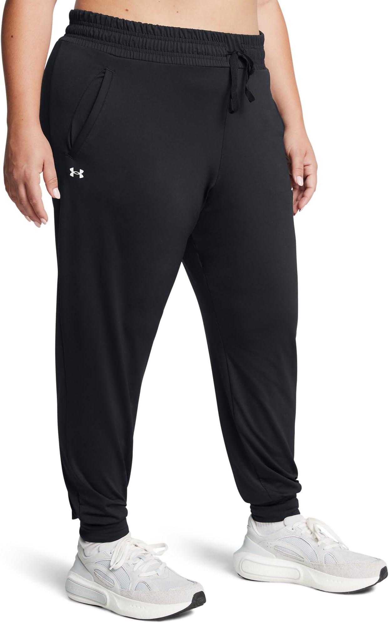 

Брюки Under Armour Plus Size Armour Heat Gear Pants, цвет Black/White