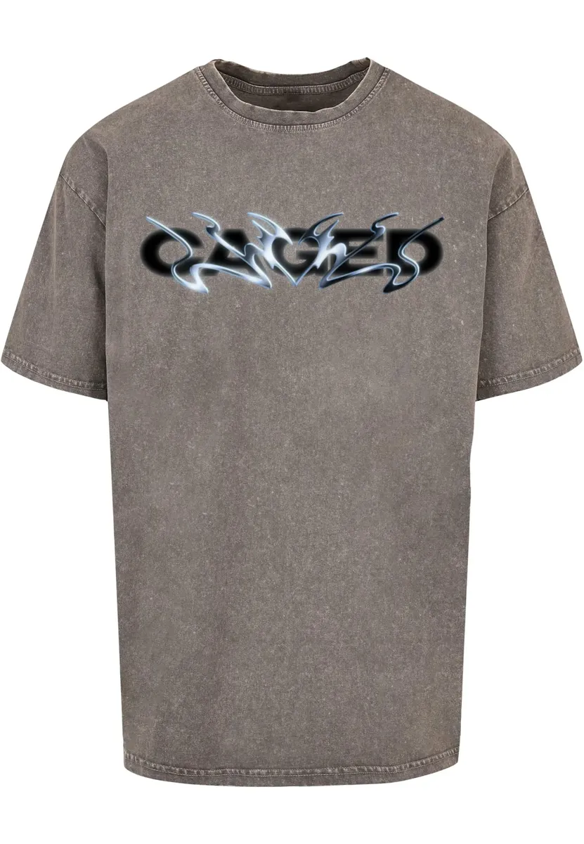 

Футболка Upscale by Mister Tee "Мужская футболка Upscale by Mister Tee Cagedchrome Acid Heavy Oversize ", цвет Asphalt
