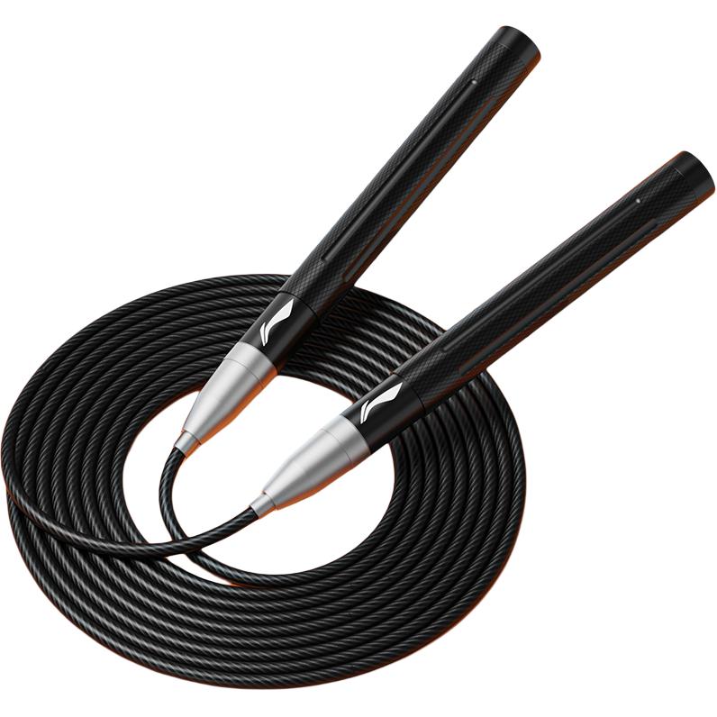 

Профессиональная гоночная скакалка для студентов стальной трос 2,9м LINING, черный