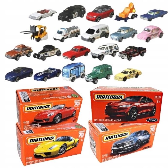 

Спичечный коробок Spring Springs Cars Set 4 Mix Matchbox