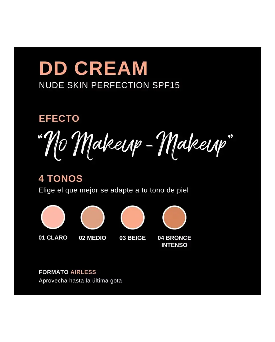 Крем для лица SPF15 ATASHI DD- Nude Skin Perfection, Medio — фото 3