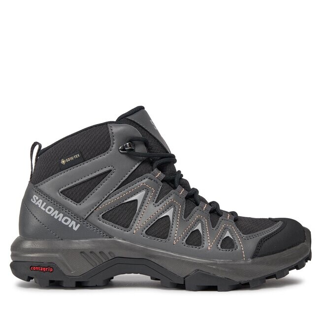 Ботинки женские Salomon X Blaze Mid на шнуровке, черный — фото 2