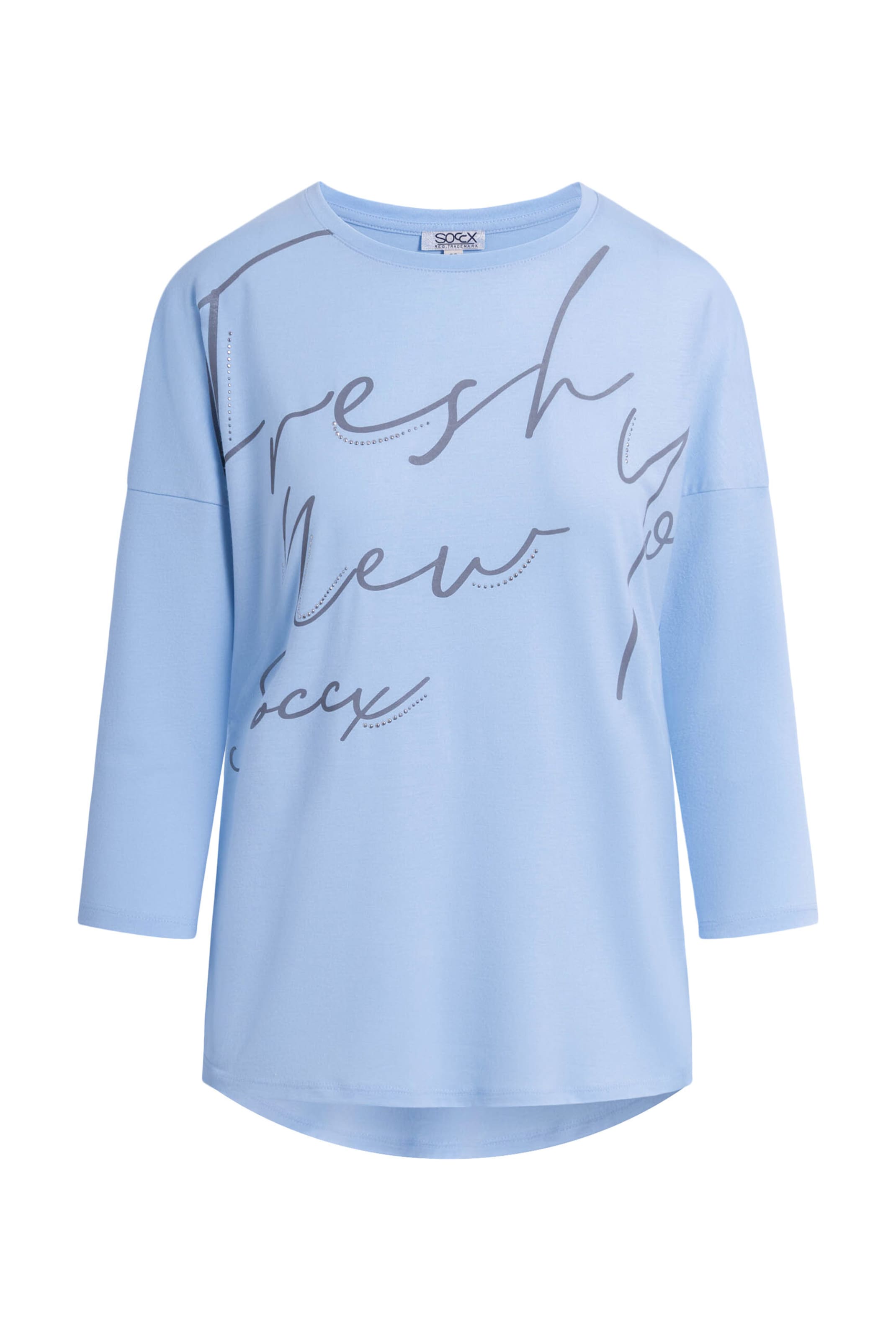 

Soccx Лонгслив в синем цвете