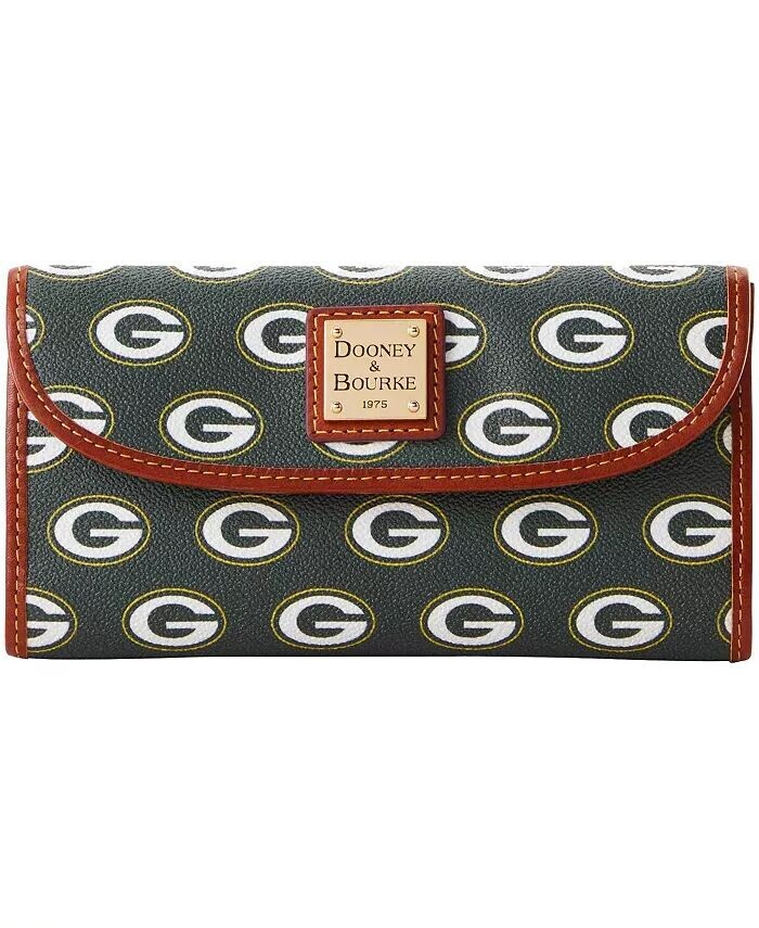 

Женский континентальный кошелек Green Bay Packers Dooney & Bourke, зеленый