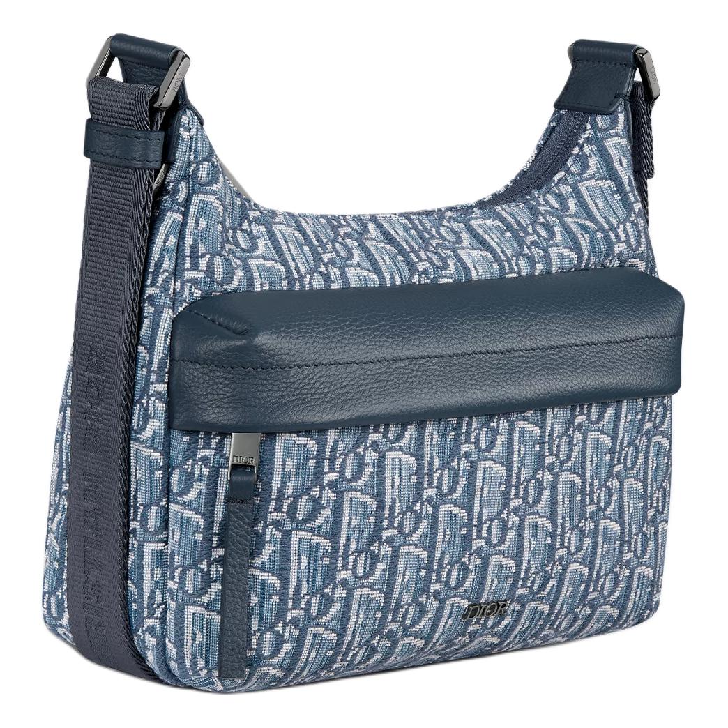 Хлопковая сумка кроссбоди, наплечная сумка trumpets men's blue DIOR, Gift Set(Set+Box+Shopping Bag) — фото 3
