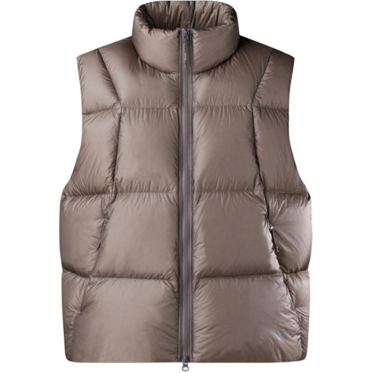 

Пуховый жилет мужской, воротник-стойка, средней жесткости, другие характеристики Kolon Sport, темный коричневый