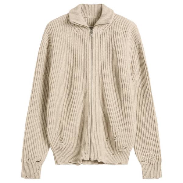 

Mm6 Maison Margiela Мятная ребристая отделка, застежка-молния