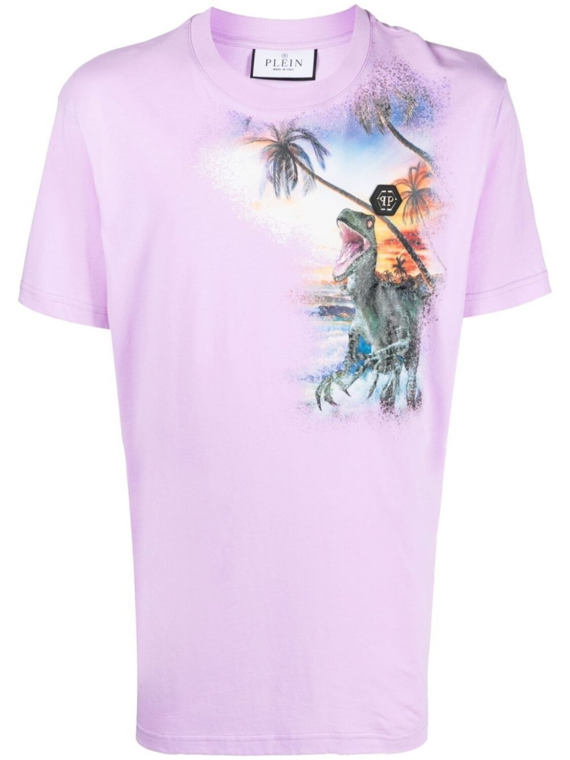 

Футболка Hawaii Philipp Plein, фиолетовый