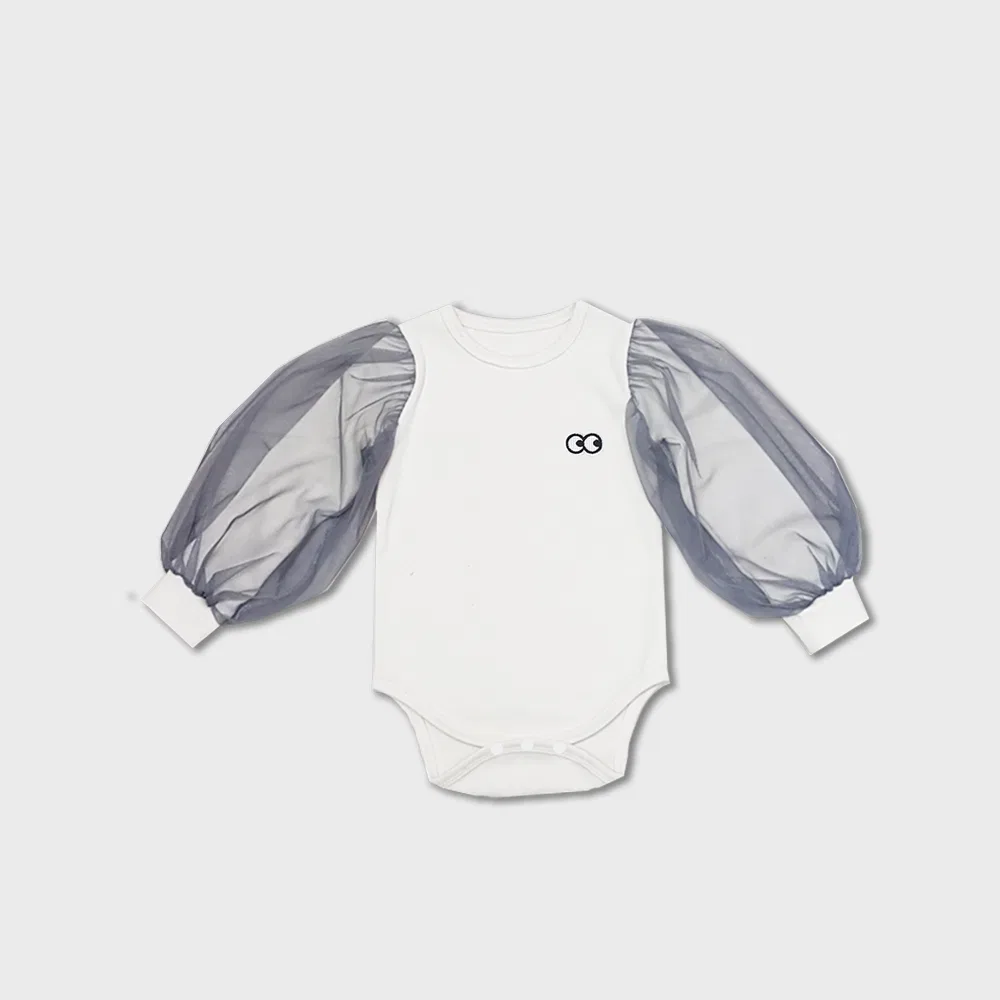 Детский боди с пышными рукавами Swan от Luuklook.Studios