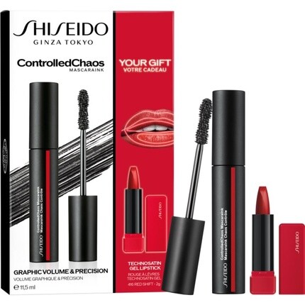

Shiseido Тушь для ресниц Controlled Chaos 01 Набор