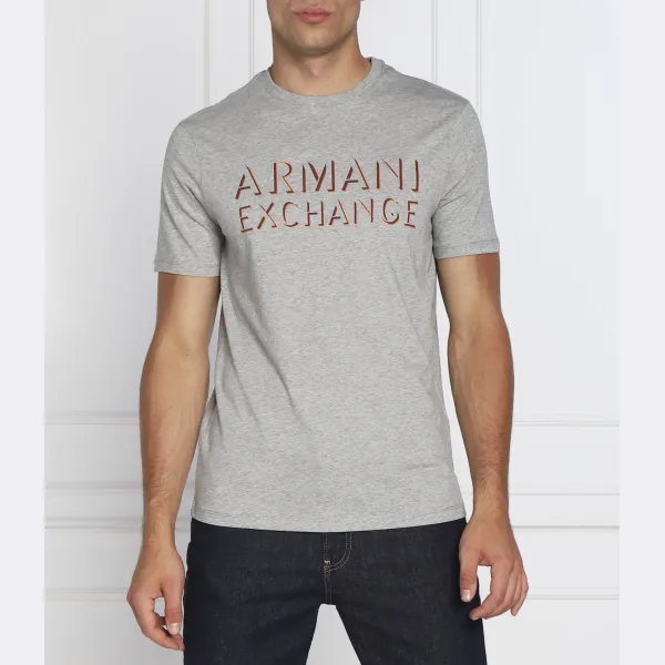 

Футболка стандартного кроя Armani Exchange, серый