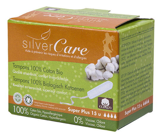 

Органические тампоны, 15 шт. Masmi, Silver Care