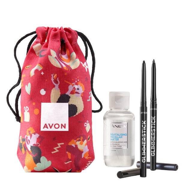 

Avon, Набор косметики для макияжа, 3 шт. + сумка