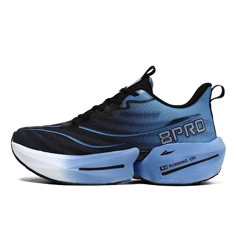

Кроссовки для бега с амортизацией Rebound Low-Top для детей и подростков Kuding, черный/синий