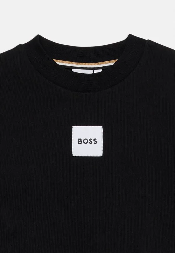 Детская/Подростковая толстовка унисекс Boss Kidswear, Black — фото 4