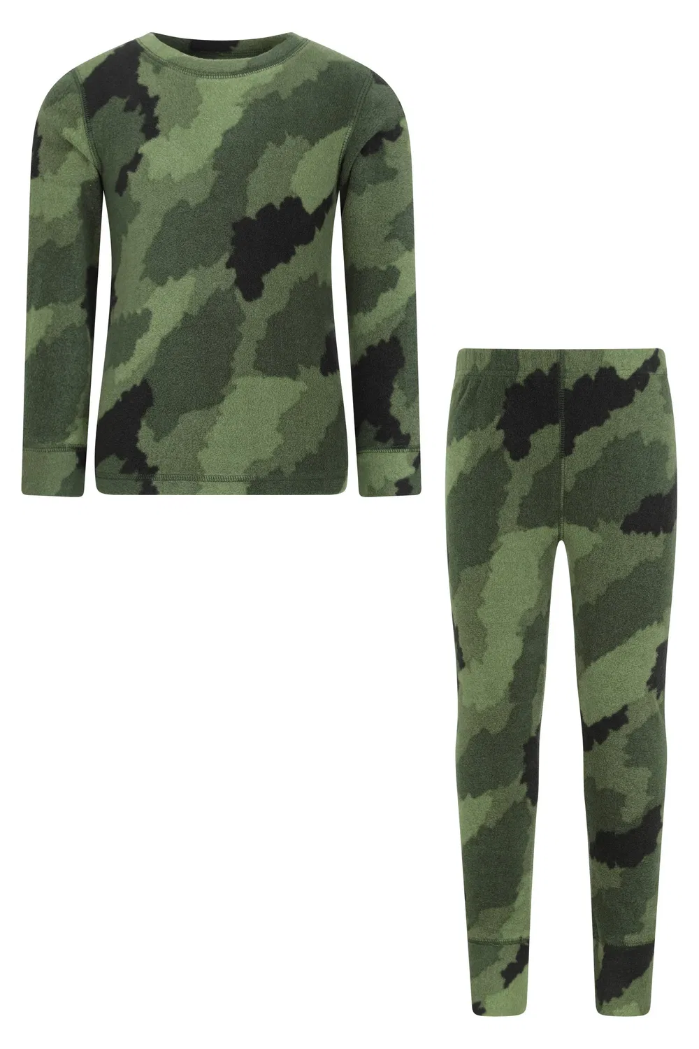 Детский базовый термокомплект Polar Fleece Mountain Warehouse, хаки