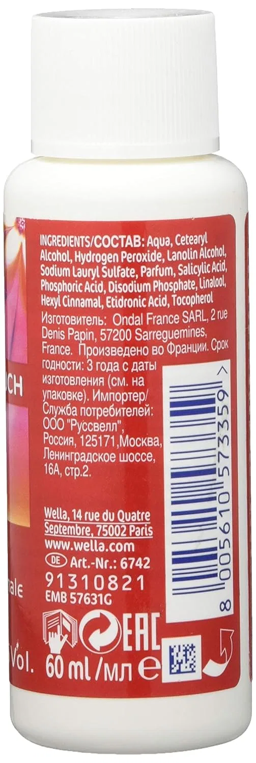 Эмульсия для окрашивания Wella Professionals CT Emulsion 1.9%, 60 мл Wella Professionals, White — фото 2