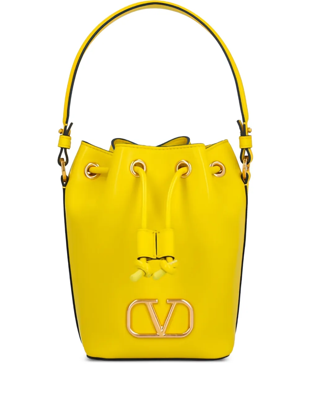 

Сумка-ведро с кулиской и логотипом VLogo Signature VALENTINO GARAVANI, желтый