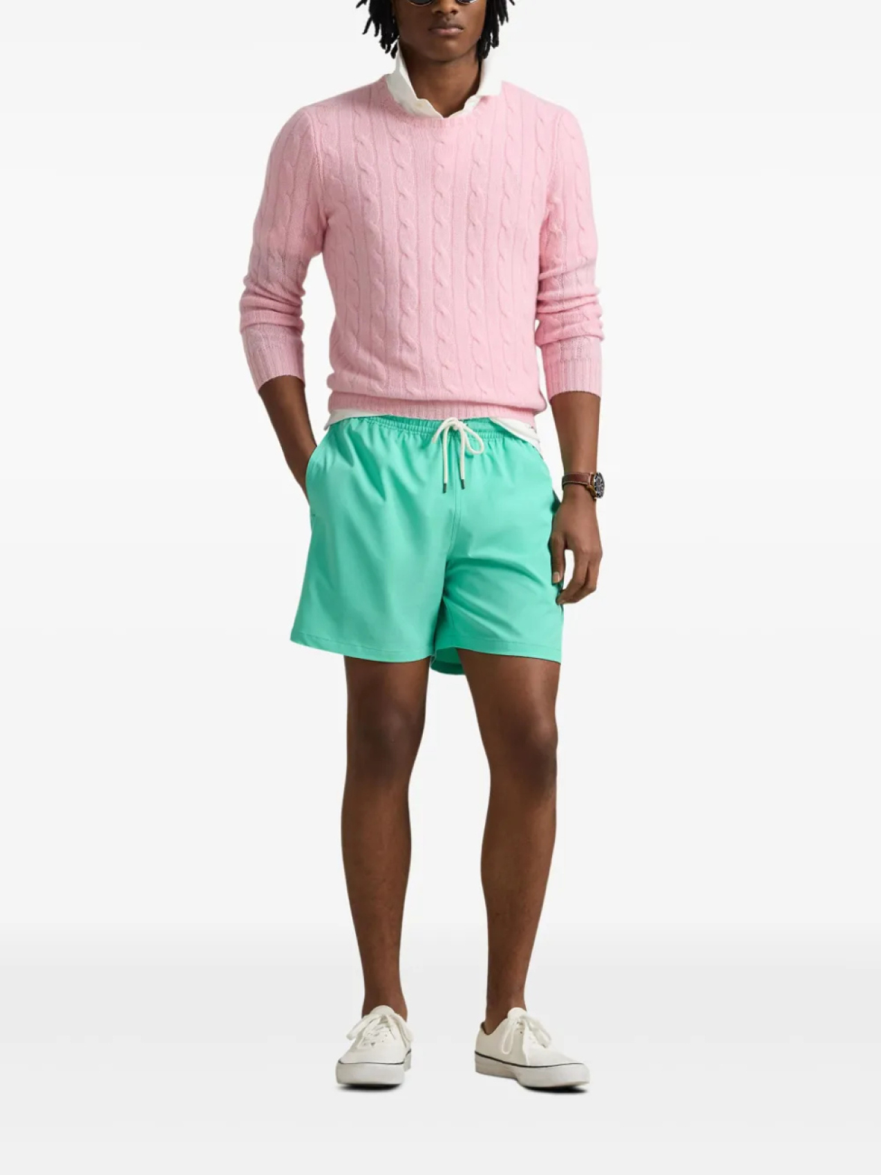 Плавки-шорты Traveler Classic (14.6 см) Polo Ralph Lauren, зеленый — фото 2