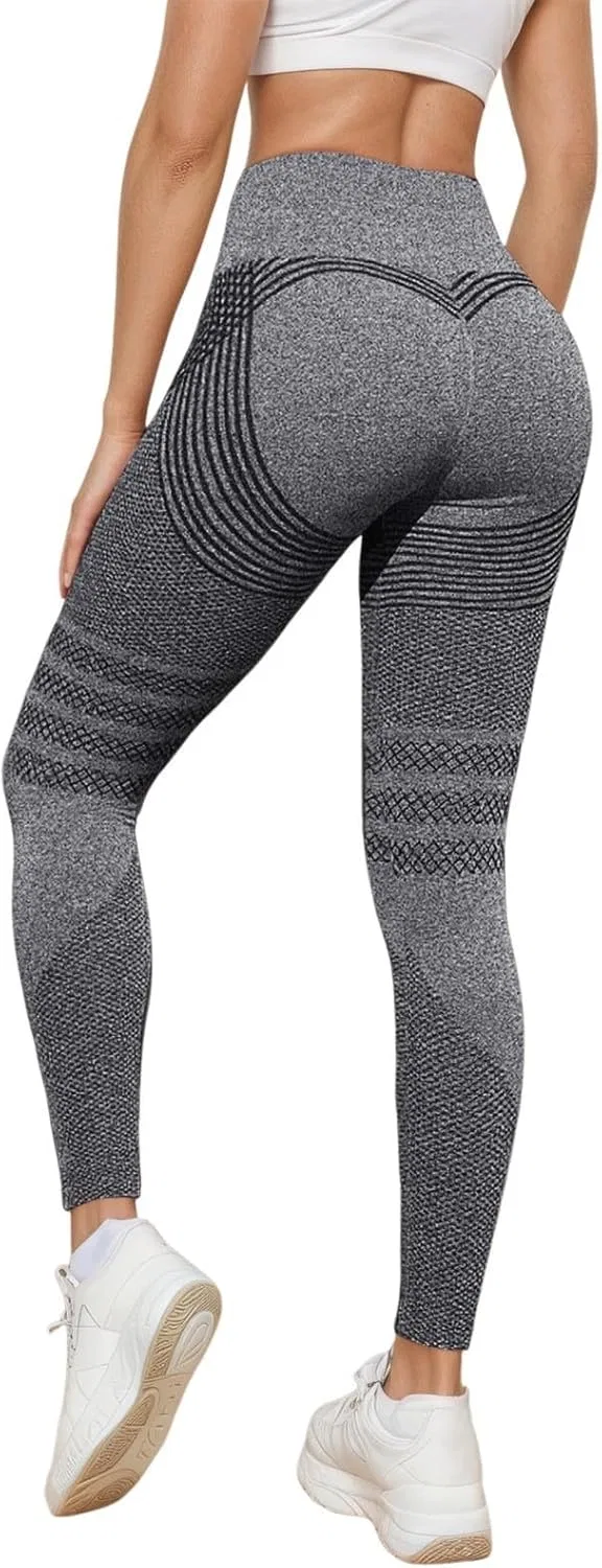 Леггинсы компрессионные женские High Waist Seamless, Grey