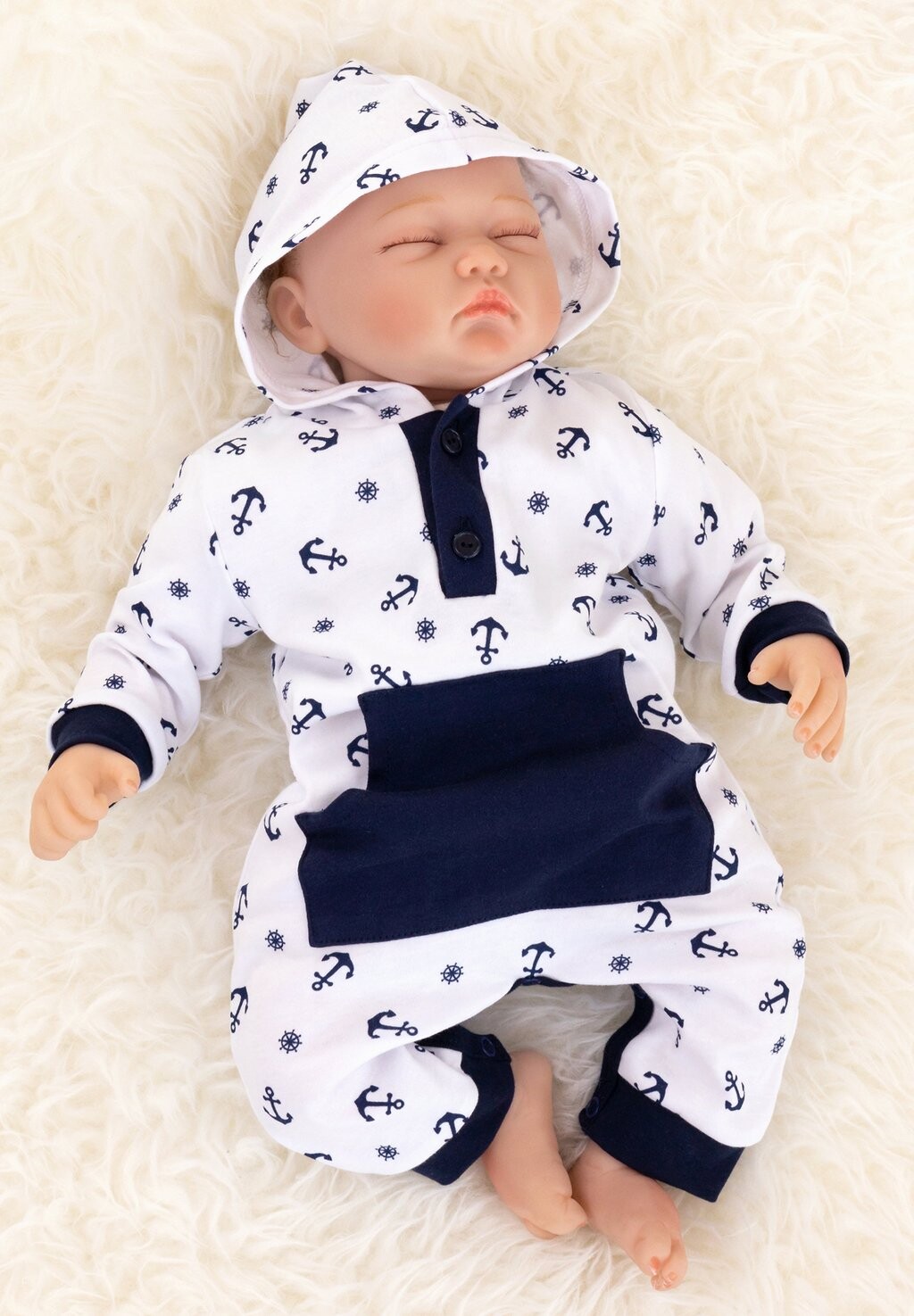 

Комбинезон Makoma, цвет white dark blue