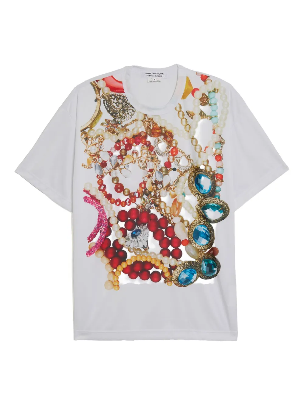 

Футболка с принтом Smooth Comme Des Garçons Comme Des Garçons, белый