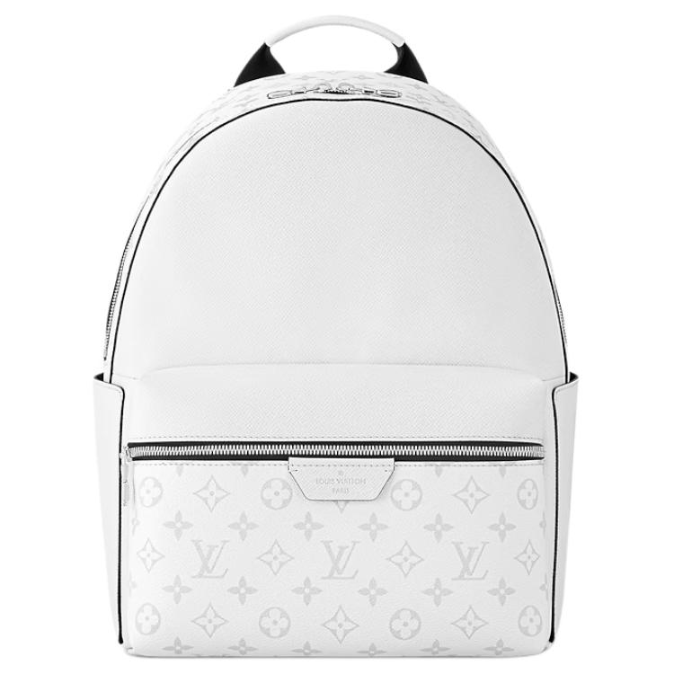 

LOUIS VUITTON Мужской кожаный рюкзак Discovery, белый
